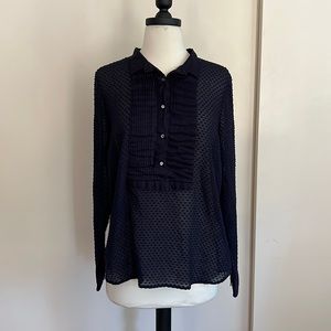 EUC J Crew popover top